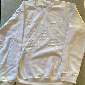 post Malone merch ASCII Butterfly White long sleeve